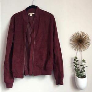 Faux Suede Jacket
